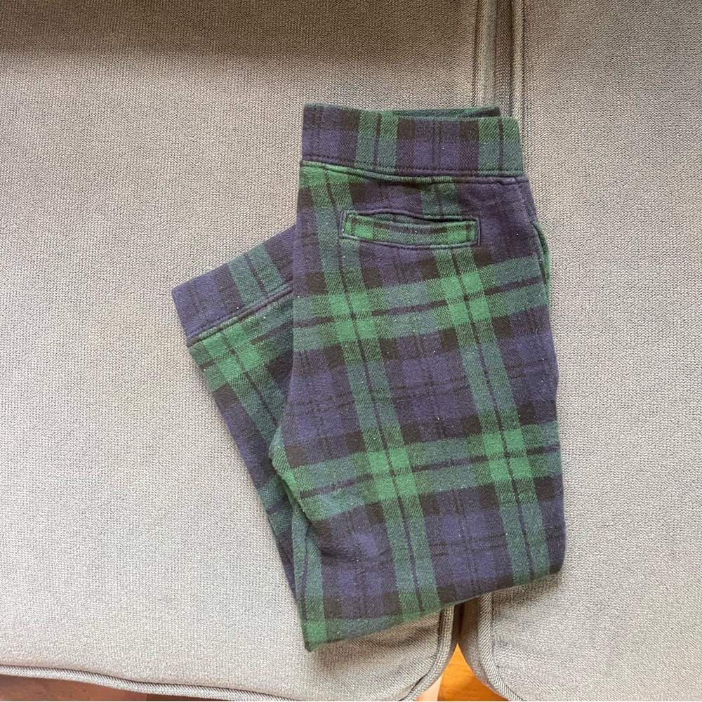 Janie and Jack Plaid Joggers